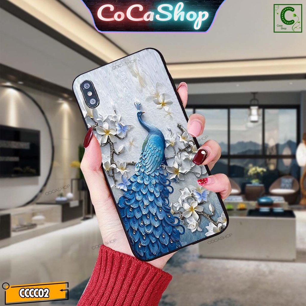Ốp lưng iphone mặt kính cao cấp  - Công xanh quyền uy  - 6/6plus/6s/6splus/7/7plus/8/8plus/x/.....