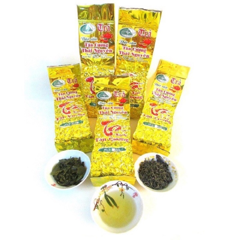 Trà xanh Tân Cương đặc sản Thái Nguyên gói 200gr