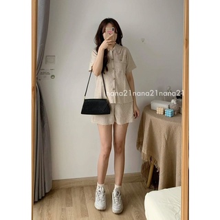 Set đồ 2 món vải muối tiêu tua rua