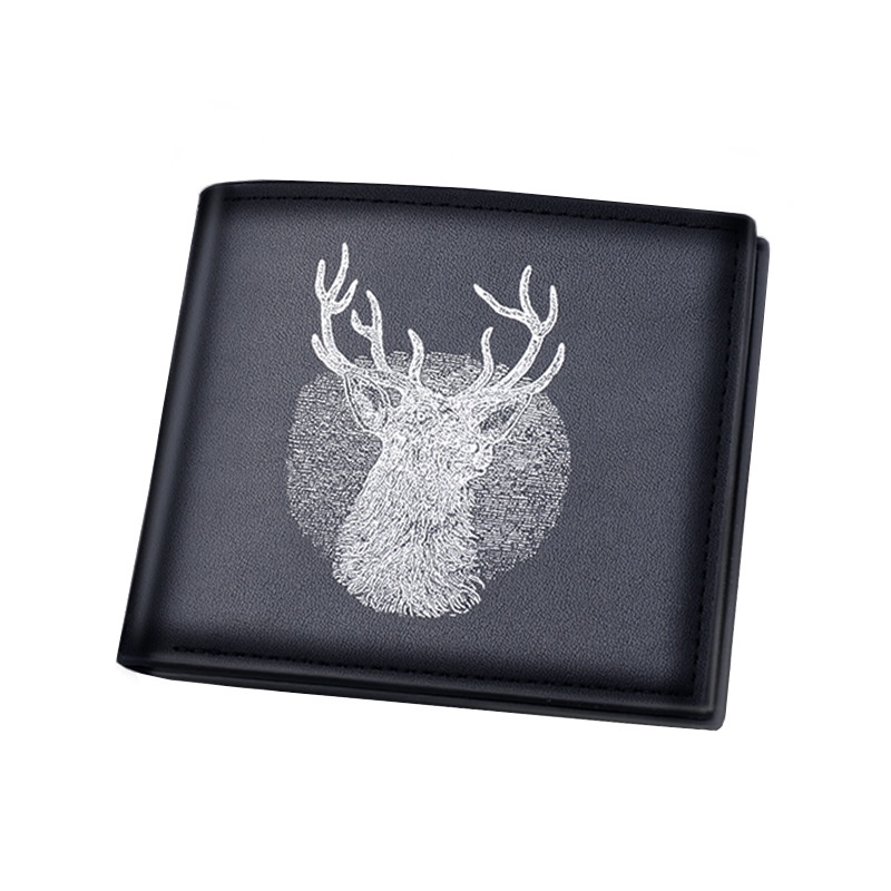 Ví ngắn siêu mỏng đựng nhiều thẻ thiết kế đơn giản cá tính cho nam sinh