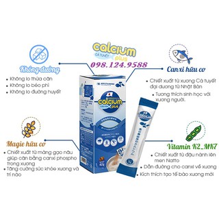 CANXI CÁ TUYẾT PLUS - Canxi hữu cơ Nhật Bản - tối ưu chiều cao cho tuổi tiền dậy thì và dậy thì