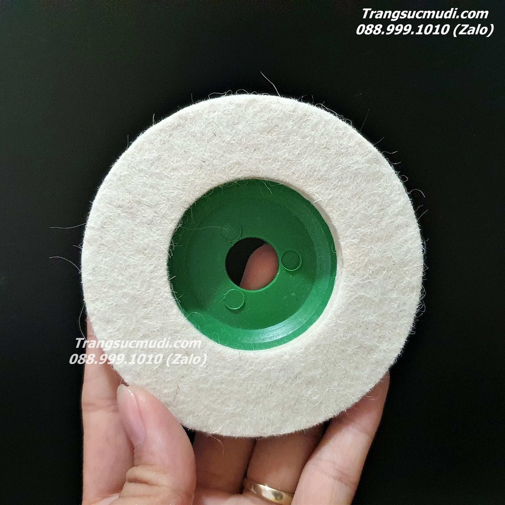 Dụng cụ đánh bóng đá quý - bánh nỉ loại mịn