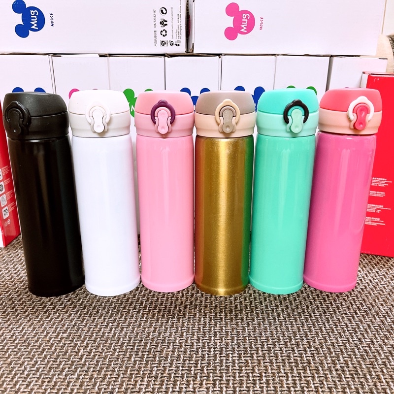 Bình giữ nhiệt nắp bật 500ml dễ thương