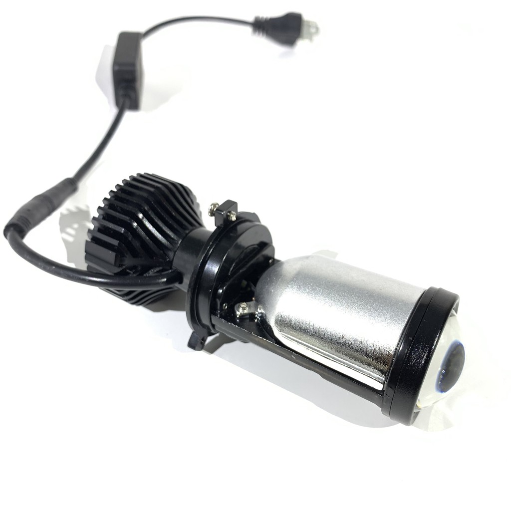 Đèn Pha LED Bi Cầu Mini chân H4 Y6D/AES CôngSuất 37w Lắp Ô tô, Xe Máy. giá 1 bóng