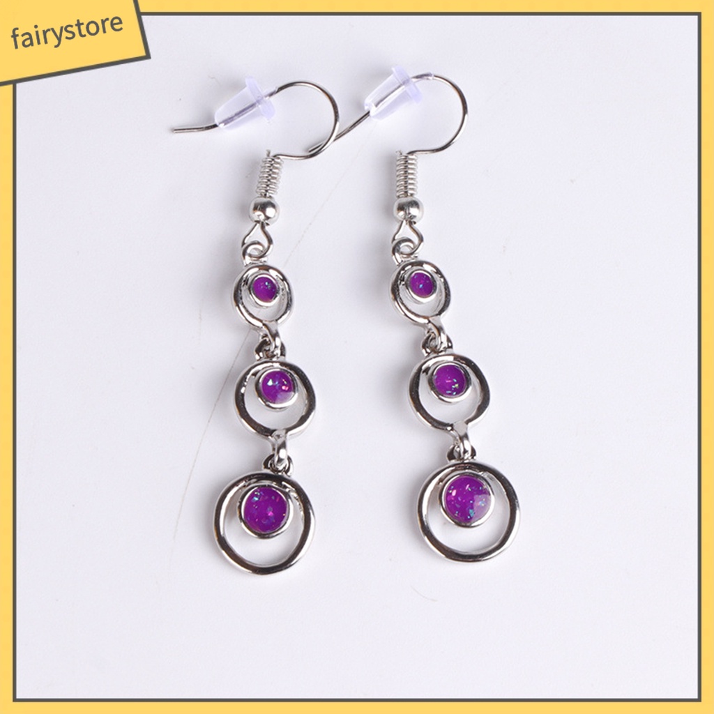 Đôi Khuyên Tai Dáng Dài Chất Liệu Thép Không Gỉ