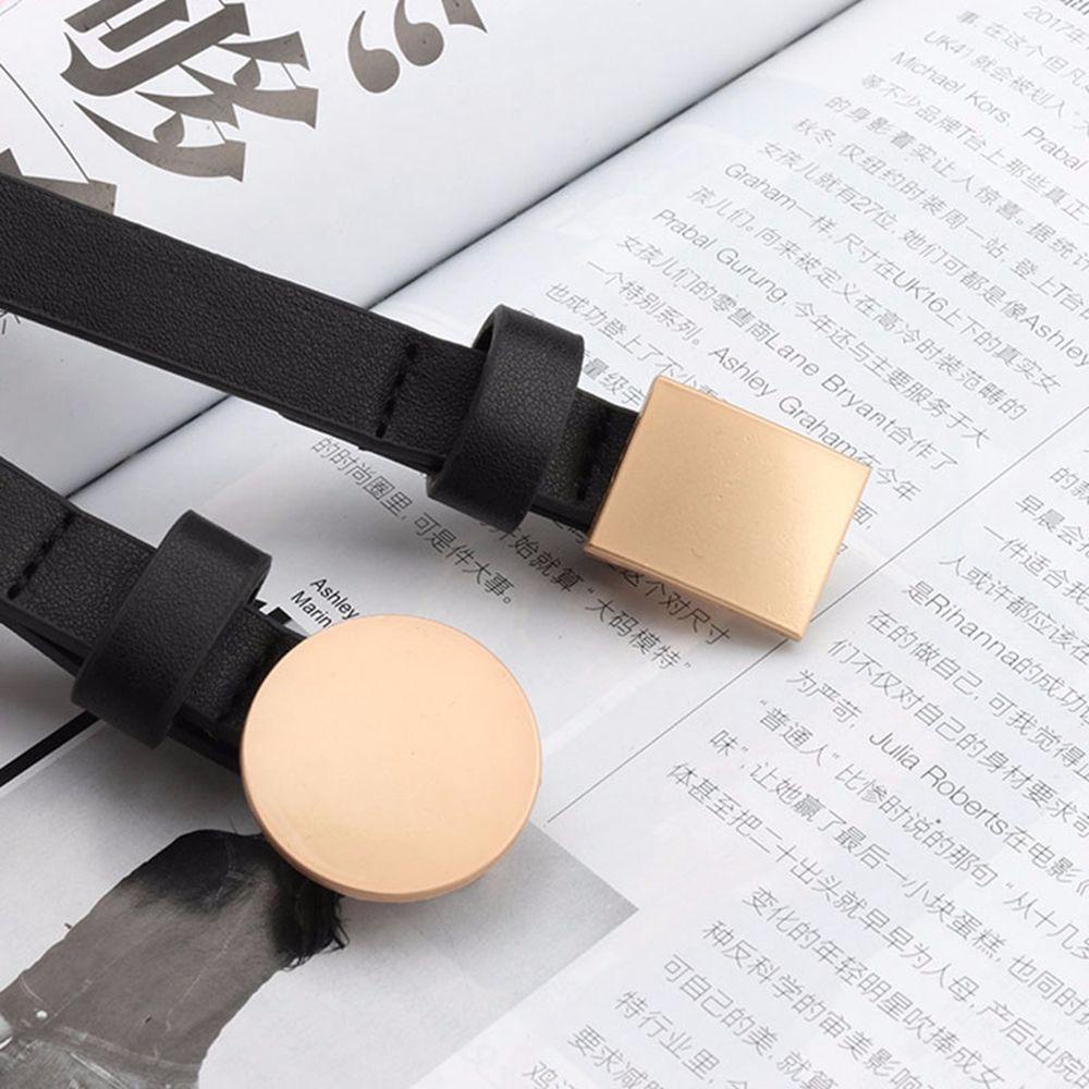 Thắt Lưng Bản Nhỏ Khóa Kim Loại Dễ Phối Đồ Thời Trang Cho Nữ