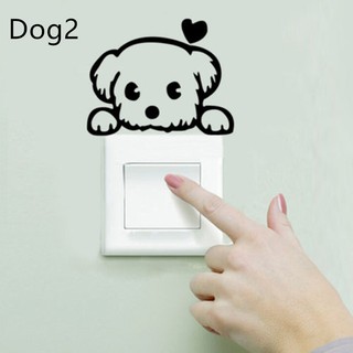 Miếng dán PVC hình thú trang trí cho ổ điện