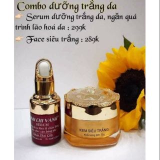 Combo dưỡng trắng da Linh Chi Vàng