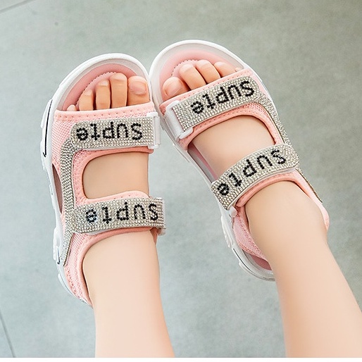 Dép sandal bé gái hàn quốc_A378