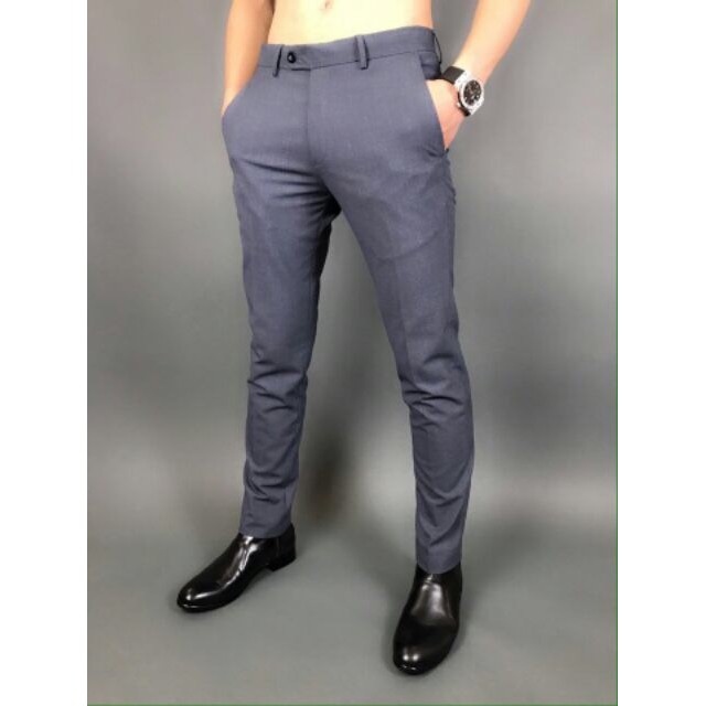 Combo 2sp:1 Quần Âu Ghi Đậm và 1 Quần Âu Đen dáng Hàn Quốc | BigBuy360 - bigbuy360.vn