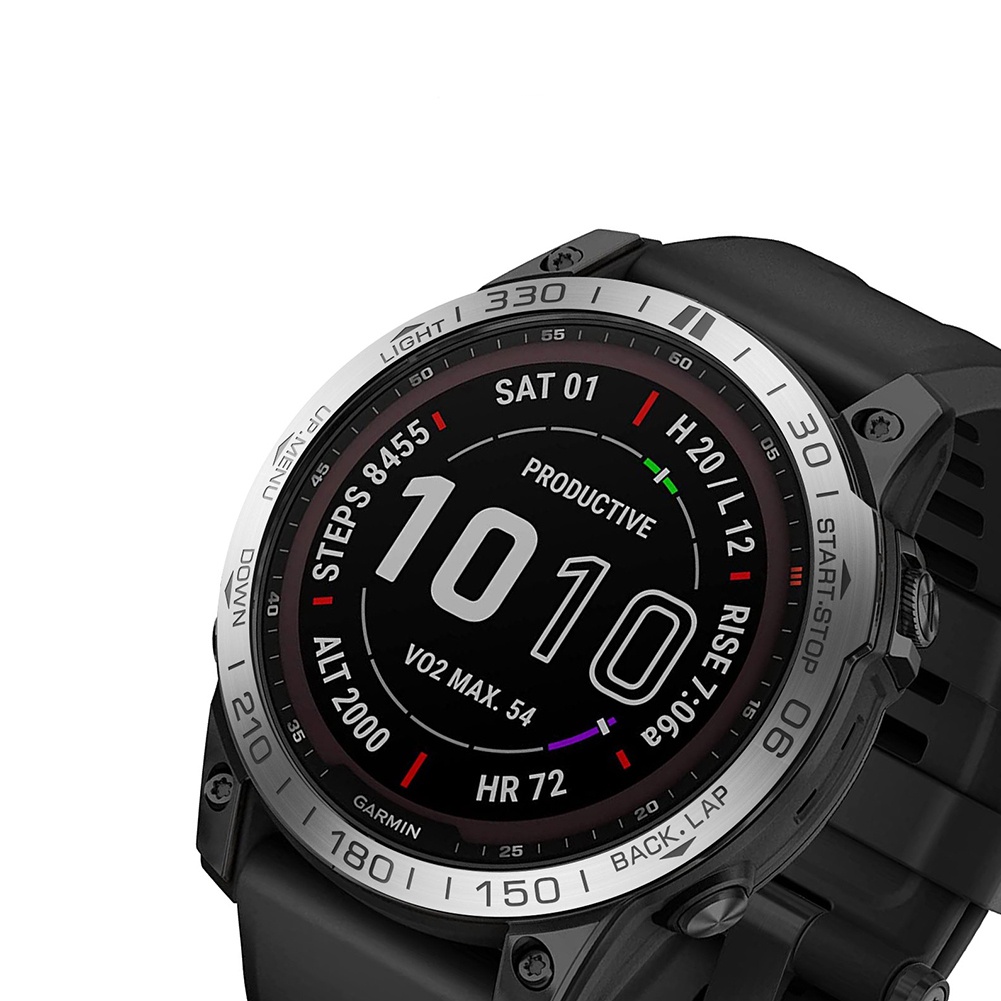 Khung Bảo Vệ Đồng Hồ Bằng Thép Không Gỉ Cho Garmin Fenix 7 7X 7S