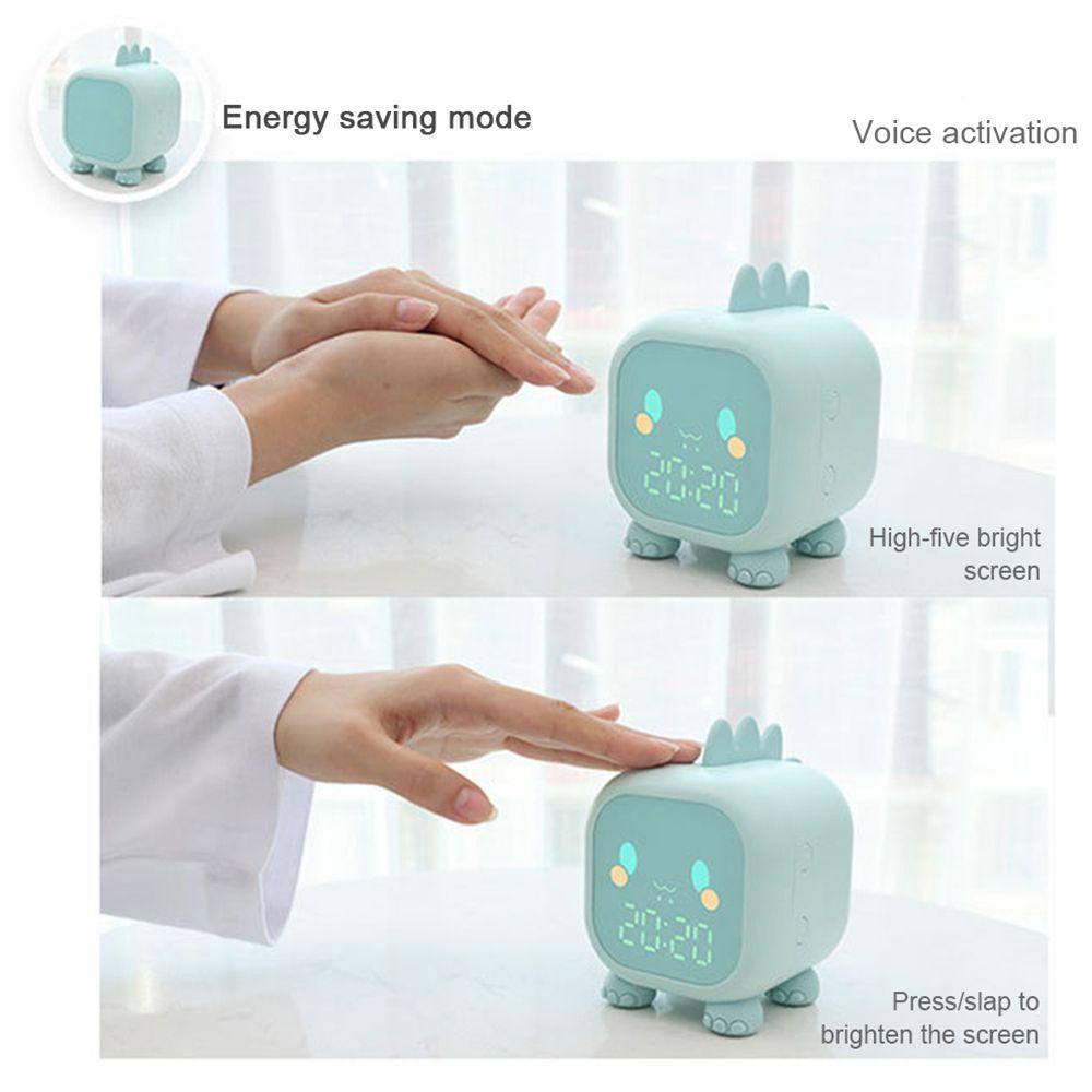 Đồng Hồ Báo Thức Có Đèn Ngủ Sạc USB Tiện Dụng Cho Bé