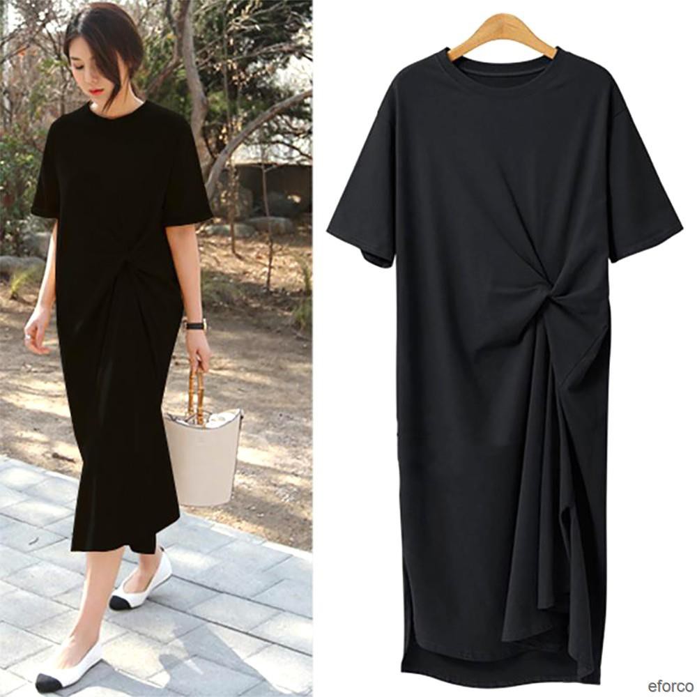 Đầm Midi Dành Cho Nữ Tay Ngắn Dáng Chữ A Thời Trang | BigBuy360 - bigbuy360.vn