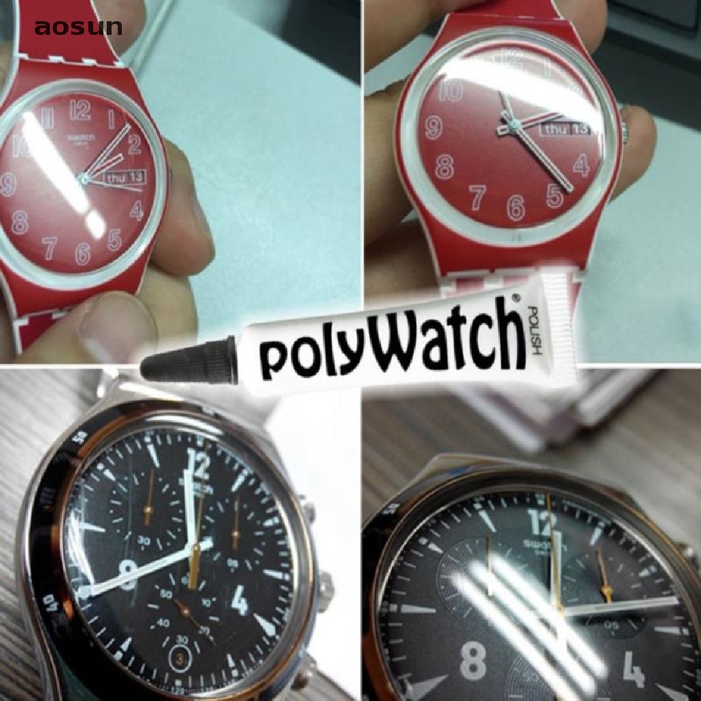 Kính Nhựa Acrylic Pha Lê POLYWATCH Tẩy Vết Xước