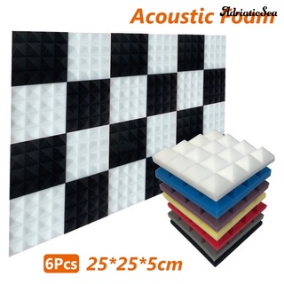 Set 6 miếng xốp cách âm cho phòng thu 25x25x5cm