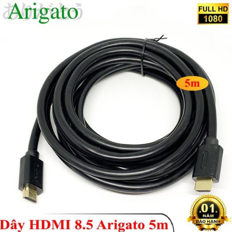 [Mã ELHACE giảm 4% đơn 300K] DÂY HDMI 5M OD 8.5 ARIGATO Đảm Bảo Chất Lượng