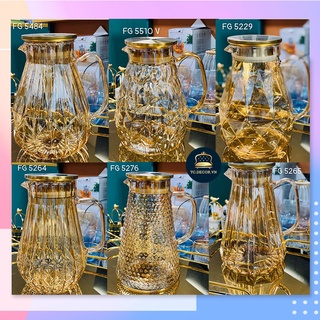 Bình thuỷ tinh pha lê bohemia các hình 1800ml ⚡️ sang trọng