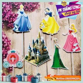 Set cắm lâu đài cổ tích Trang trí bánh kem - Trang trí bánh sinh nhật