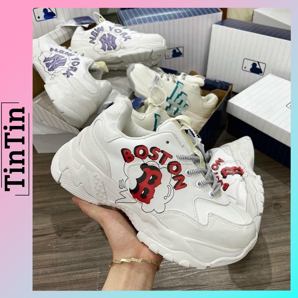 Giày MLB Boston 2021 In 3D, Đế Tách Tăng Chiều Cao Hàng 11 Việt