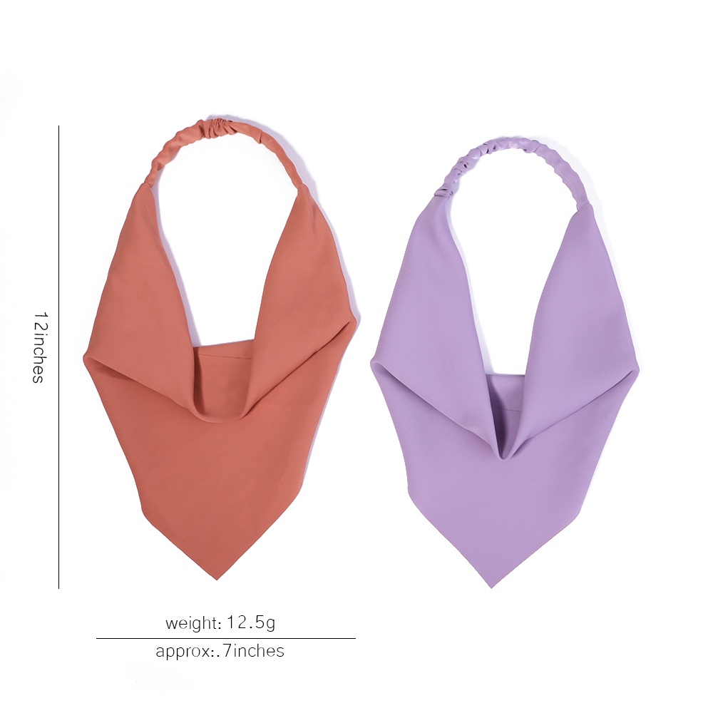 RAINBOW BOWS 1 Băng Đô Tam Giác Màu Sắc Ngọt Ngào Dành Cho Nữ