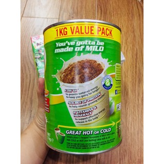 MILO NESTLE VALUE PACK - HỘP 1 KG - ÚC