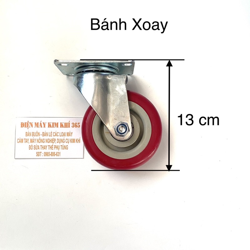 Bánh Xe Đẩy Cao Cấp - Chịu Tải Trọng Cao Xoay 360 Độ