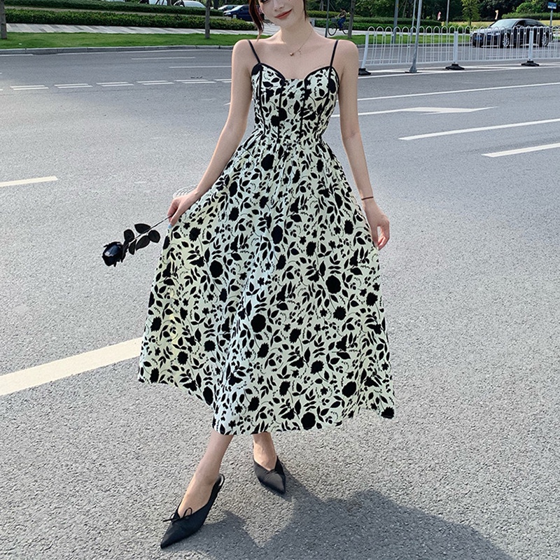 Đầm Dài Hai Dây Thời Trang Thanh Lịch Dễ Phối Đồ Cho Nữ