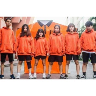 Áo khoác nỉ trơn có nón Hoodie nỉ bông Unisex form đẹp (kéo qua xem ảnh thật)