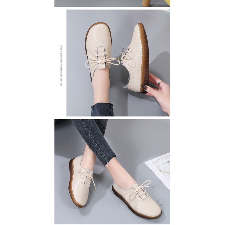 Giày nữ da mềm chống trượt siêu nhẹ chống trượt thoải mái