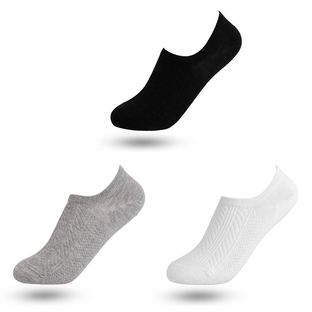 MAXG Set 1 / 3 Đôi Vớ Thuyền Vải Cotton Thoáng Khí