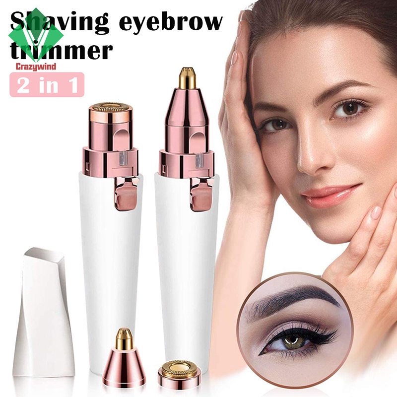 (Hàng Mới Về) Máy Cạo Lông Mày 2 Trong 1 Sạc Usb Cho Nữ | BigBuy360 - bigbuy360.vn