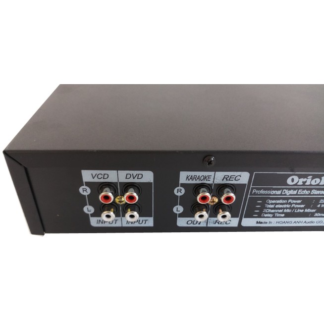 Vang karaoke oriole K206 - vang số chỉnh cơ karaoke - KA.vangso.oriole.k206