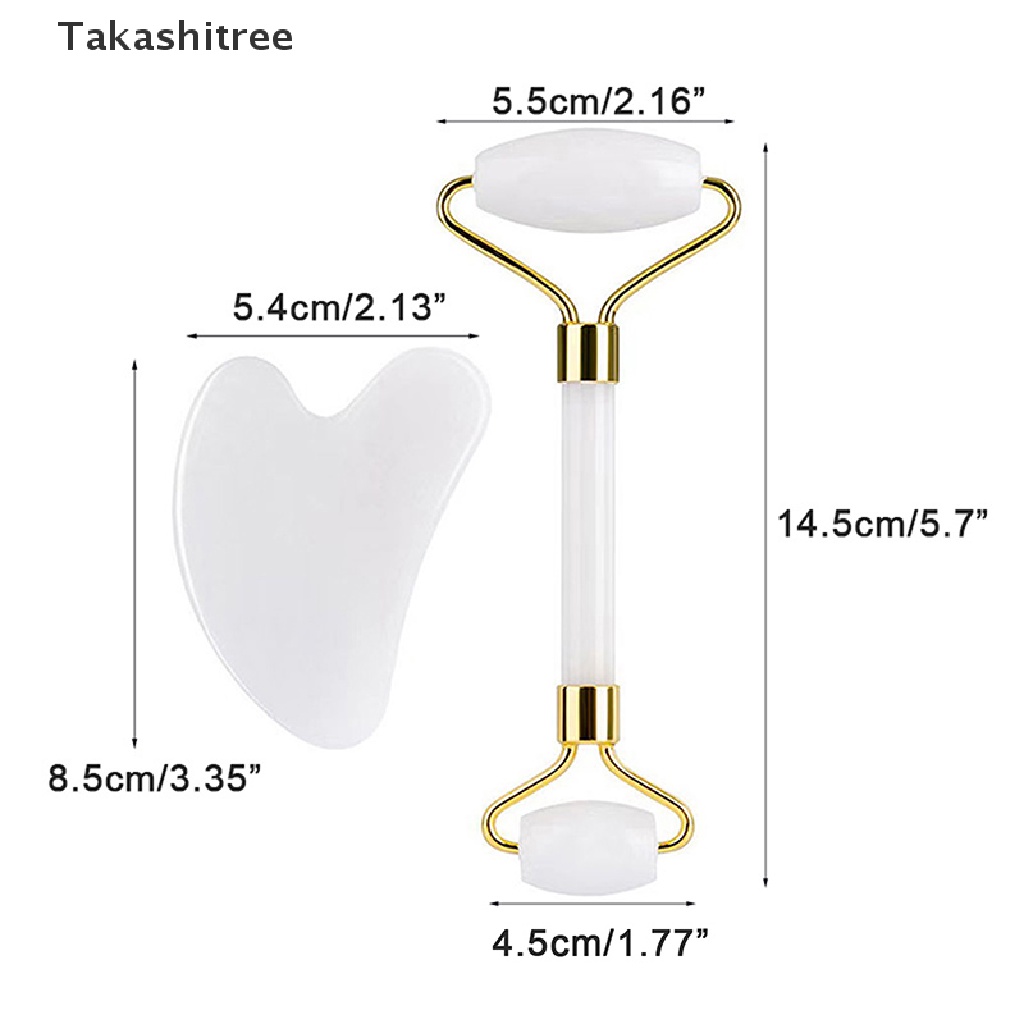 Cây lăn + tấm cạo mát xa mặt chống lão hóa bằng ngọc bích có bán lẻ