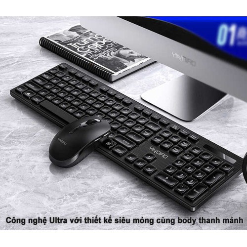 Bàn phím và Chuột không dây YINDIAO V3MAX