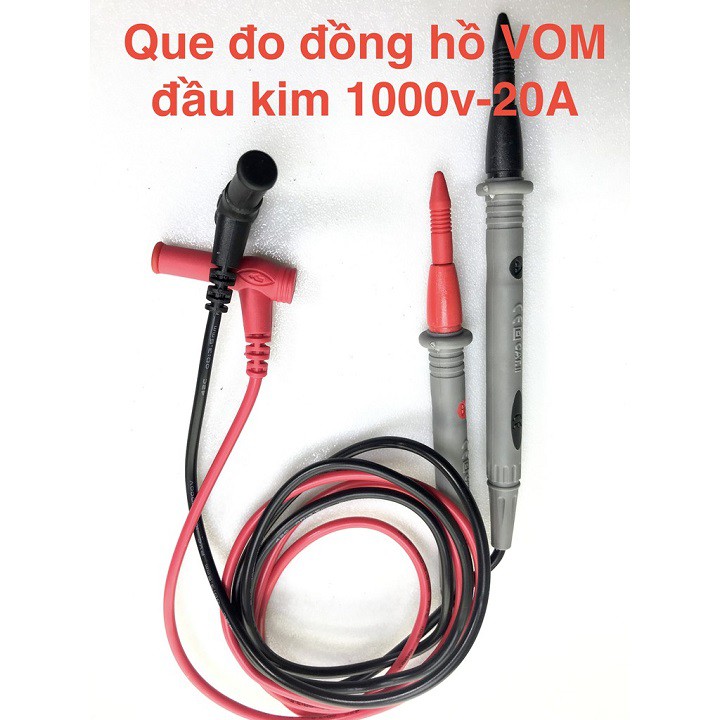 Que đo đồng hồ VOM Đầu Kim 1000V - 20A loại Zin