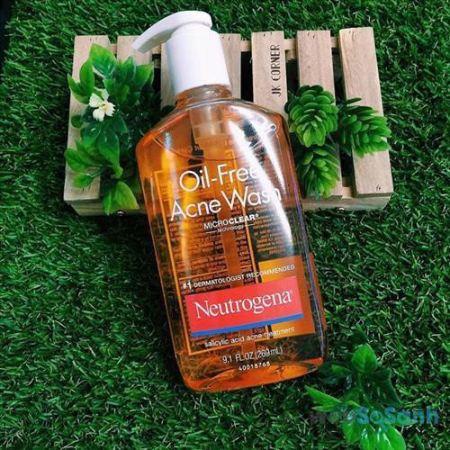 srm oil free neutrogena vàng