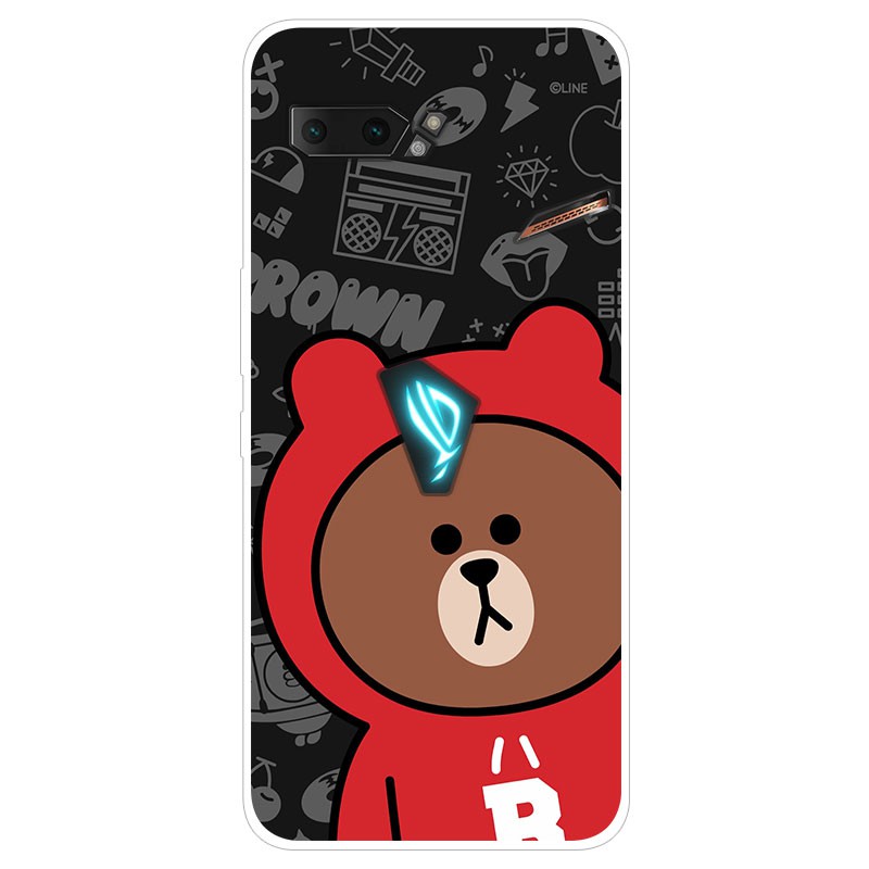 Ốp điện thoại silicone TPU mềm in hoạt hình cho Asus ROG Phone 2 ZS660KL