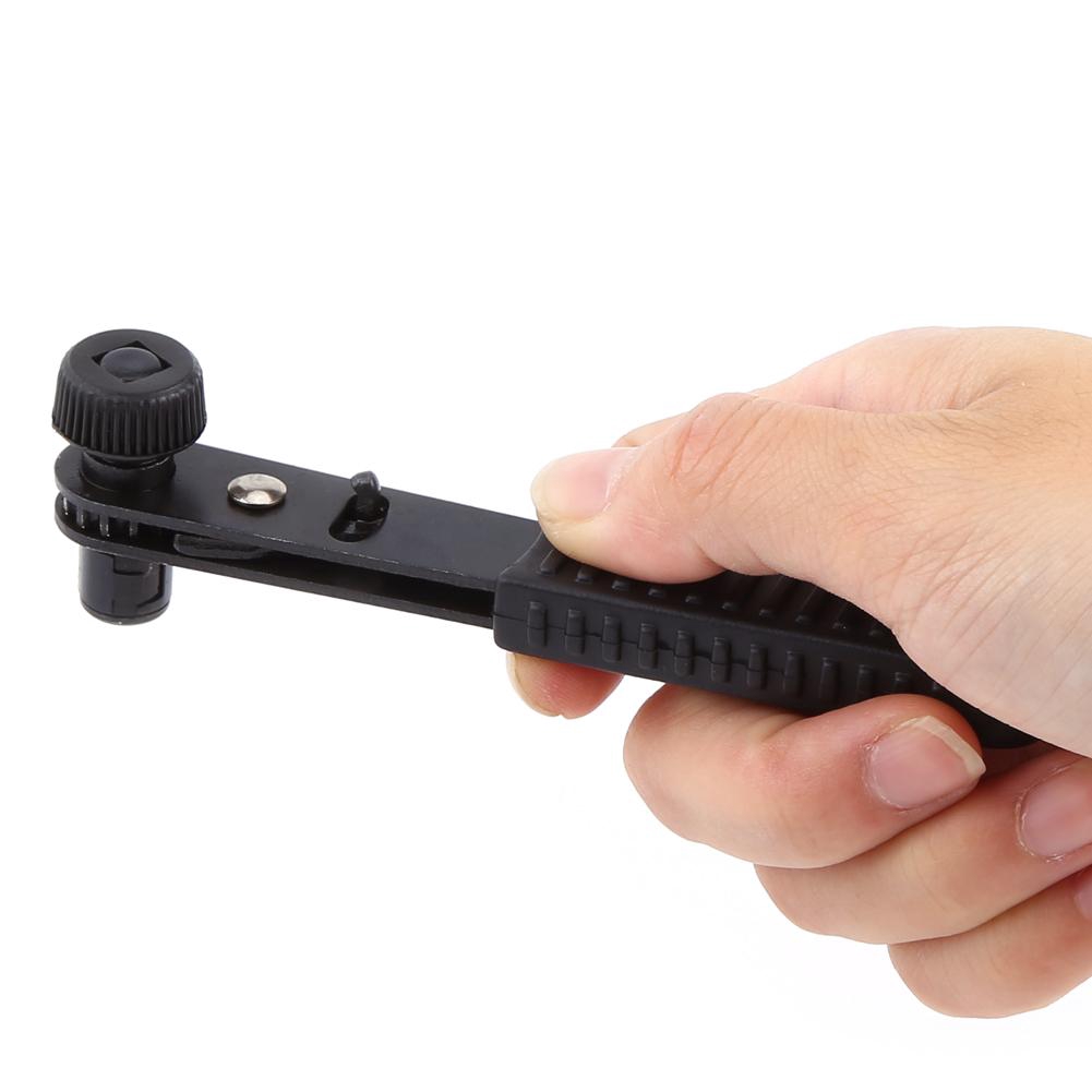 1/4" Black Ratchet Wrench Screwdriver Handle for Driver Bits Quick Socket Tool