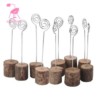 10 giá đỡ đứng bằng gỗ dùng kẹp ảnh trang trí bàn