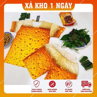 [Freeship - Hàng Cotton Loại 1] Bộ đồ nam thể thao/ Bộ quần áo thun in 3D hình bia độc đáo