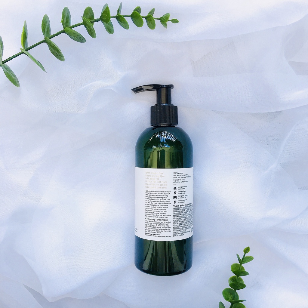 Dầu Gội - Xả Tinh Dầu Bưởi Giúp Giảm Gãy Rụng &amp; Kích Thích Mọc Tóc The Cocoon Pomelo 310ml