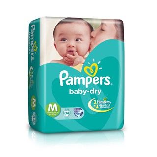 Tã dán Pampers M34 cho trẻ 6-11kg