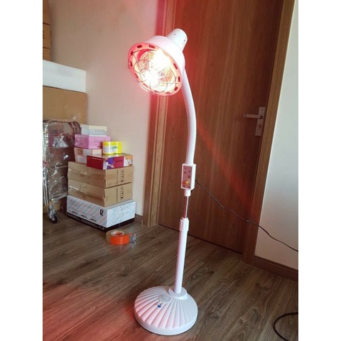 ĐÈN HỒNG NGOẠI ,đèn gù trị liệu giảm béo, khám bệnh và chiếu tia hồng ngoại chân cao 1.7m có điều chỉnh cường độ sáng 4.