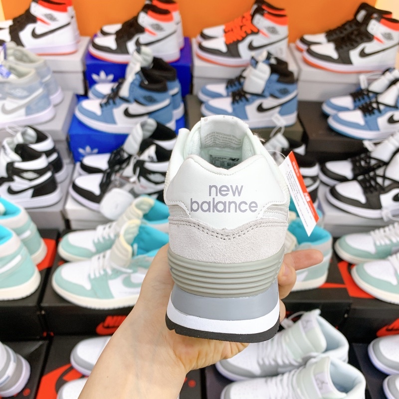 [ẢNH THẬT] Giày Thể Thao NB 574 Xám Trắng Cao Cấp, Giầy Newbalance574 Grey Hot hit