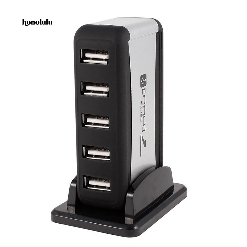 Bộ Chia 7 Cổng USB 2.0 Tốc Độ Cao 50cm 5V Cho PC Laptop