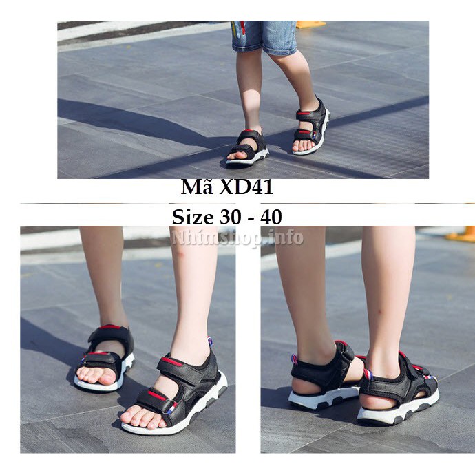 Sandal Đi Học Cho Bé Trai 5 - 15 Tuổi XD41