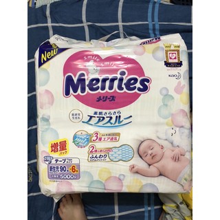 Thanh lý bỉm merries nb90+6