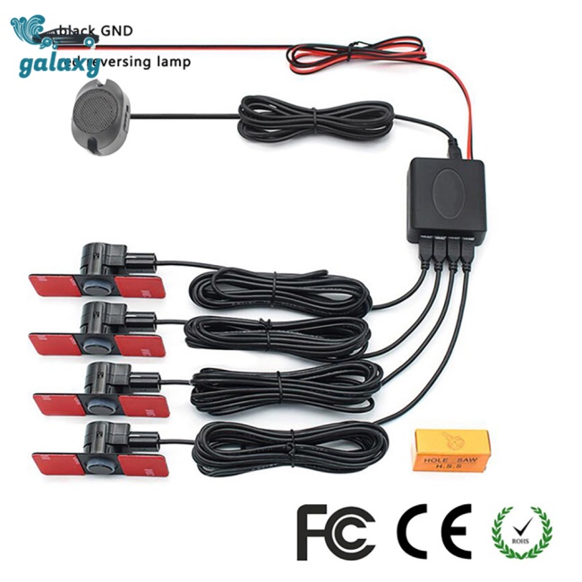 Galaxy Bộ Cảm Biến Đậu Xe 4 Cảm Biến 16.5mm Pz330-xk16.5