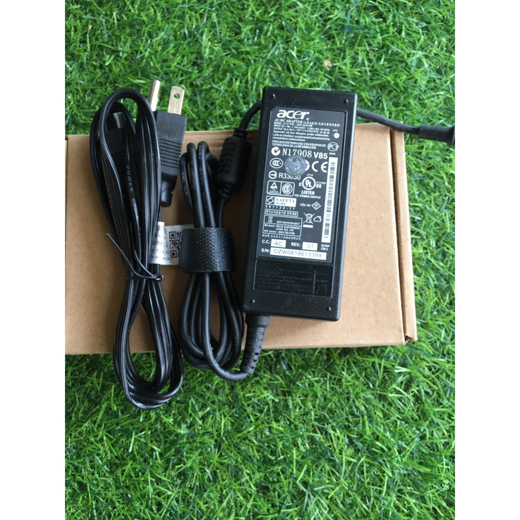 Sạc laptop HP 19.5V - 2.31A 45w chân kim nhỏ màu xanh [Sạc zin]