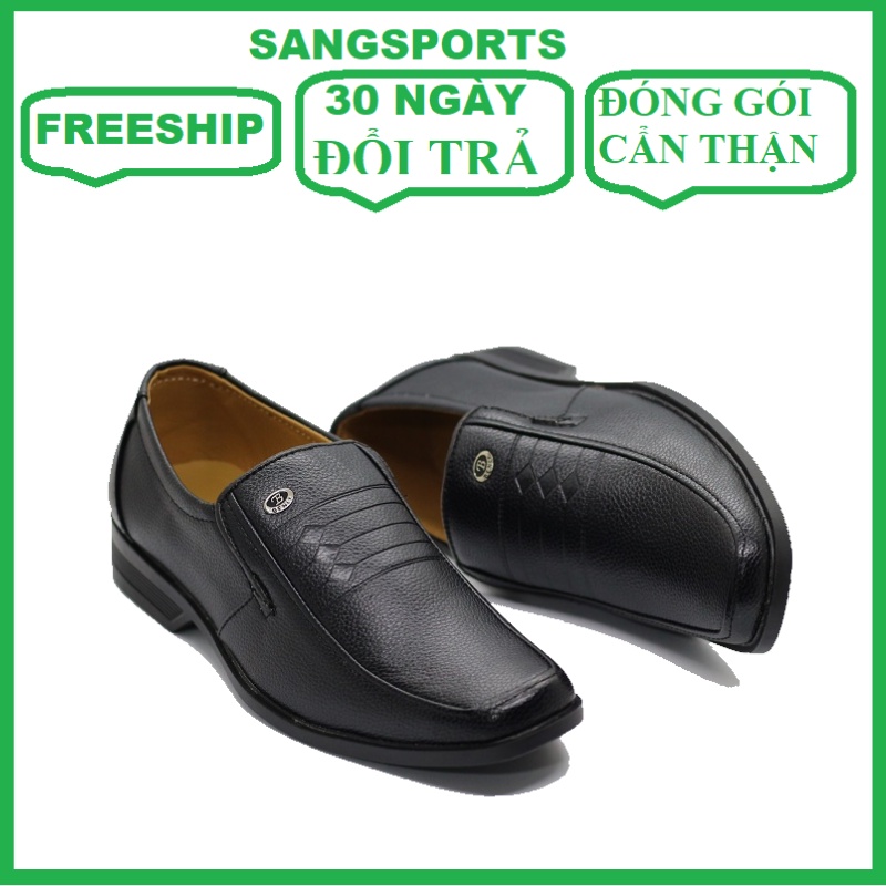 Giày lười cho người trung niên size 38 đên 42 nâu và đen ( hàng hộp) OG3